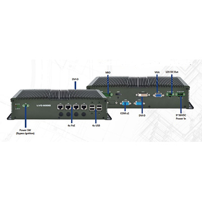 BCDVideo BCD-RGD-5000-B0 mobile NVR with 4 PoE ports