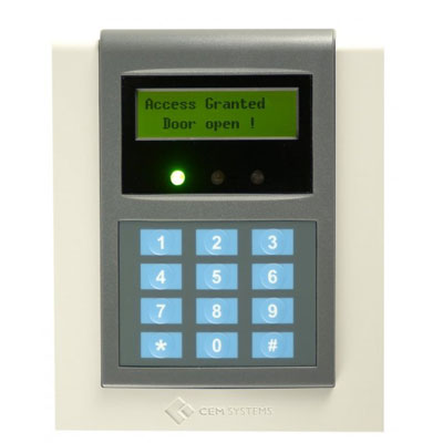 CEM RDR/612/119 exit card reader with PIN