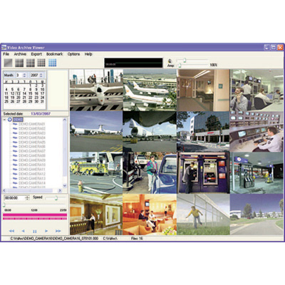COE X-Net Network Video Recorder powerful software solution for recording and archiving