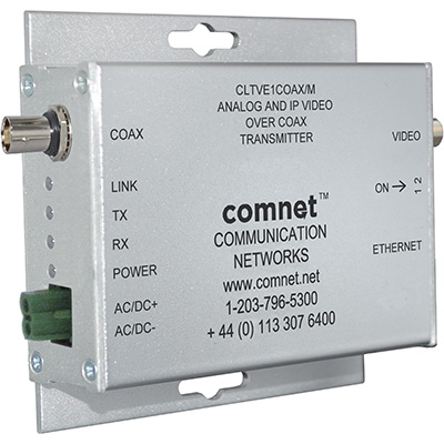 ComNet introduces IP + analogue video over COAX