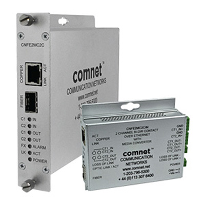 ComNet CNFE2MC2C/M small size 10/100 Mbps Ethernet media converter