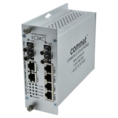 ComNet CNFE6+2USPOE-S Ethernet self-managed switch