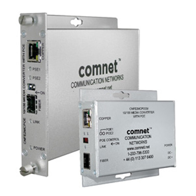 ComNet CNFEMCPOE ComFit 10/100 mbps ethernet media converter with PoE