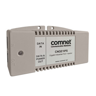 ComNet CNGE1IPS industrial gigabit Power over Ethernet midspan injector