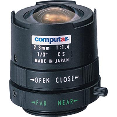 Computar T2314FICS-3 1/3'' CCTV camera lens with CS mount and manual iris