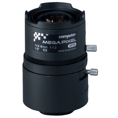 Computar T3Z0312CS-MPIR CCTV camera lens with varifocal megapixel properties
