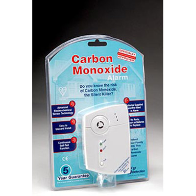 Concept Smoke Screen's approved carbon monoxide detector has lifetime of 5 years