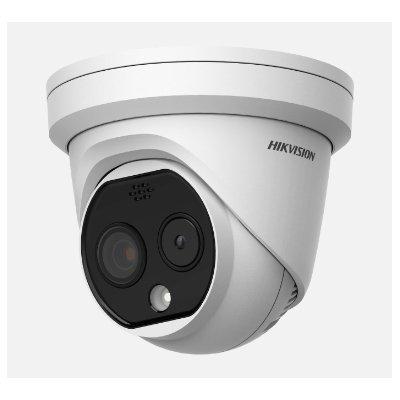 Hikvision DS-2TD1217-6/QA Thermal & Optical Bi-Spectrum Network Turret Camera