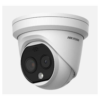 Hikvision DS-2TD1217T-2/PA Thermographic Thermal & Optical Bi-spectrum Network Turret Camera