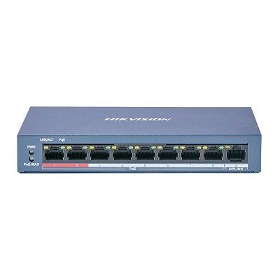 Hikvision DS-3E0109P-E/M(B) 8 Port Fast Ethernet Unmanaged POE Switch