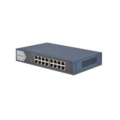 Hikvision DS-3E0516-E(B) 16 Port Gigabit Unmanaged Switch