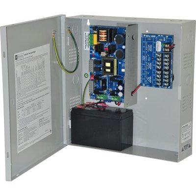 Altronix eFlow102N8DV Power Supply Charger, 8 PTC Class 2 Outputs, 12VDC @ 10A, Aux Output, FAI, LinQ2 Ready, 220VAC, BC300 Enclosure