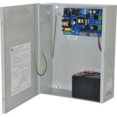 Altronix eFlow102NXV Power Supply Charger, Single Output, 12VDC @ 10A, Aux Output, FAI, LinQ2 Ready, 220VAC, BC400 Enclosure