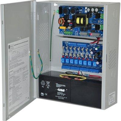 Altronix eFlow104NA8 Access Power Controller w/ Power Supply/Charger, 8 Fused Relay Outputs, 24VDC @ 10A, Aux Output, FAI, 115VAC, BC400 Enclosure