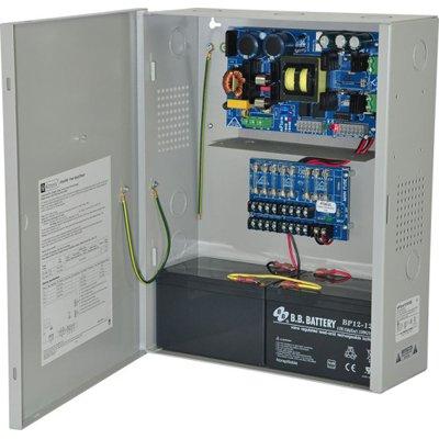 Altronix eFlow104NX8 Power Supply Charger, 8 Fused Outputs, 24VDC @ 10A, Aux Output, FAI, LinQ2 Ready, 115VAC, BC400 Enclosure