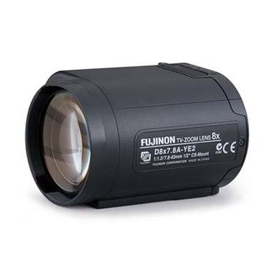 Fujinon D8X7.8A-YE2 CCTV camera lens with motorised zoom