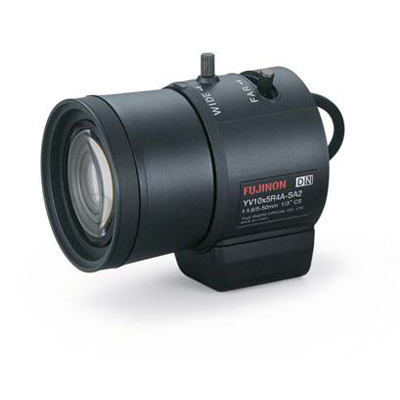 Fujinon YV10x5HR4A-SA2L varifocal CCTV lens with CS mount