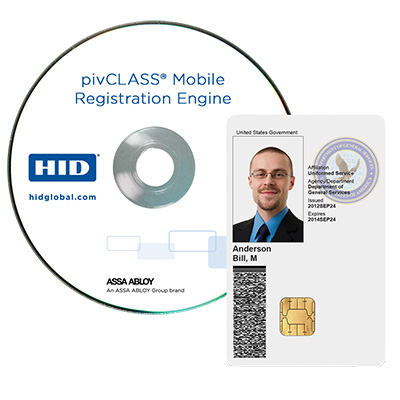 HID pivCLASS Mobile Registration Engine software application