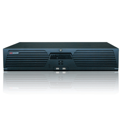 Hikvision DS-9508NI-S network video recorder supports local storage at H.264 or MPEG4 compression