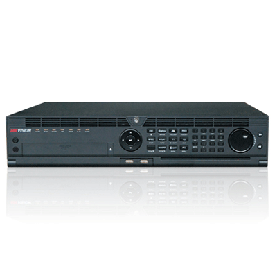 Hikvision DS-9608NI-SH network video recorder with high performance DSP hardware decompression