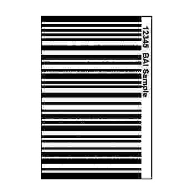 Hirsch Electronics IDC-VBCD - bar code decals for use with CR-VBC reader