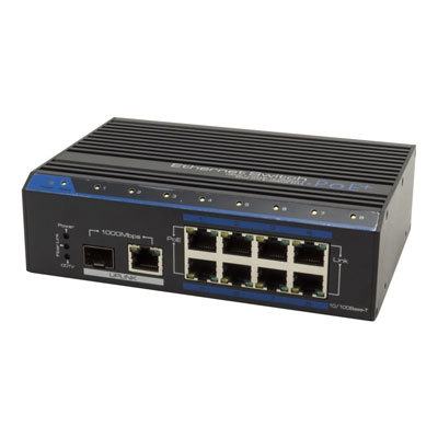 eneo IAM-5SE1008MUA Gigabit PoE switch, DIN Rail