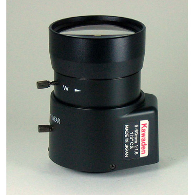 Kawaden KV0560D CCTV varifocal lens with DC auto iris and CS mount