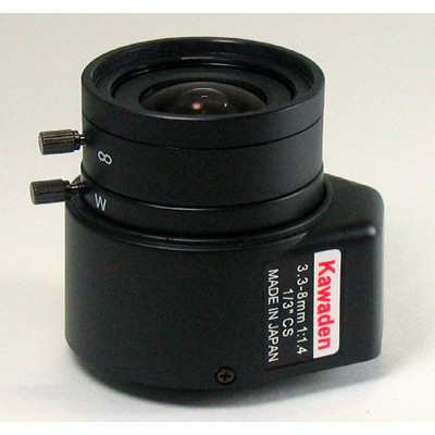Kawaden KV3308DIR IR corrected CCTV vari focal lens with CS mount