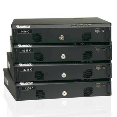 March Networks 4208 C hybrid digital video recorder with adaptive compression technology