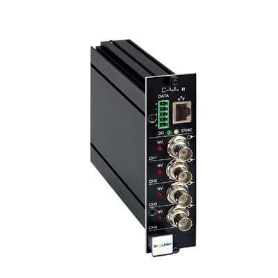 C-44 E-MC 4-channel video codec: latest addition to the Siqura® Surveillance Solution family from Optelecom-NKF