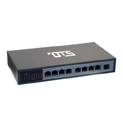 OT Systems EC9100P unmanaged 8-port 10/100Base-TX (PoE) Ethernet switch