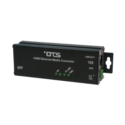 OT Systems ET1111H-S-MT hardened Ethernet media converter