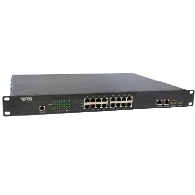 OT Systems ET16122MPp-S web-smart 16-port 10/100Base-TX (PoE+) Ethernet switch