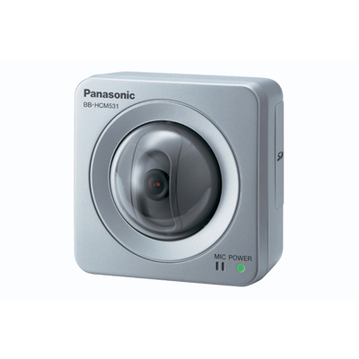 Panasonic BB-HCM531 is a splash-resistant network camera with pan/tilt/digital zoom