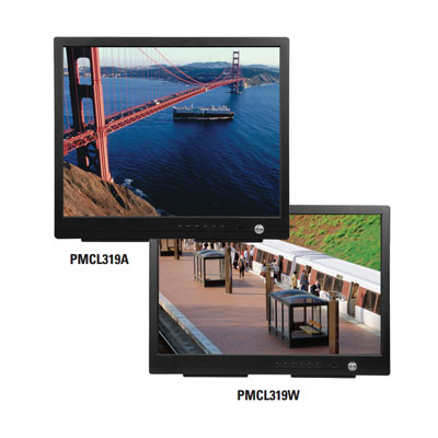 Pelco PMCL319 TFT LCD with internal speakers optional rack, wall and ceiling mount