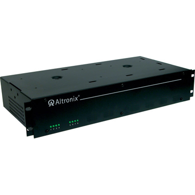 Altronix R1224DC68220 CCTV DC Power Supply/Charger, 8 Fuse Protected Outputs, 12VDC or 24VDC @ 6A.