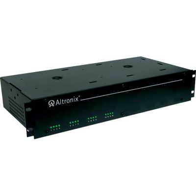 Altronix R2416300CB220 CCTV Power Supply, 16 PTC Class 2 Outputs, 24/28VAC @ 12.5A, 220VAC, 2U