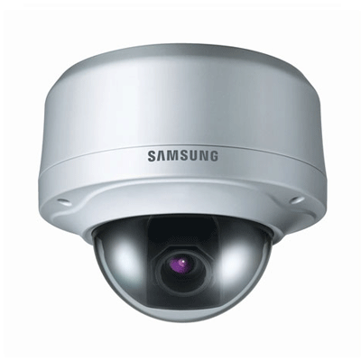 Hanwha Techwin America SCV-2080 dome camera with IP66 vandal-resistant protection