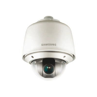 Hanwha Techwin America SNP-3430H dome camera with multi-lingual on screen display