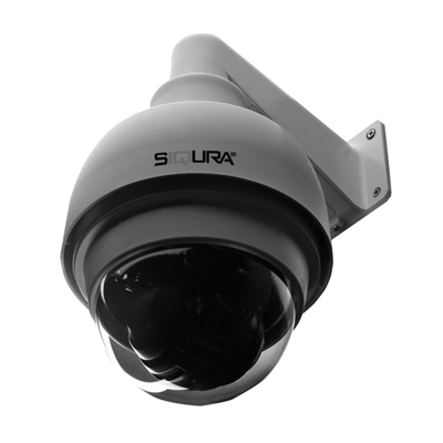 Siqura MD12A vandal resistant outdoor dome camera with IP66 protection