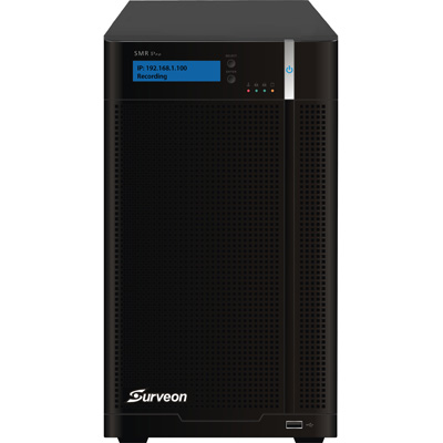 Surveon SMR6000H Hybrid-Megapixel RAID NVR features high performance and easy management