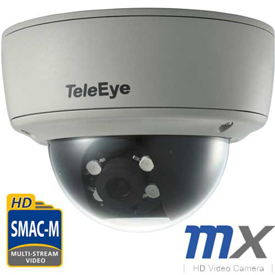 TeleEye MX721-HD IR fixed dome camera