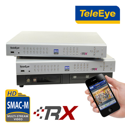 TeleEye adds mobile capabilities to the year best selling RX Series video recording server
