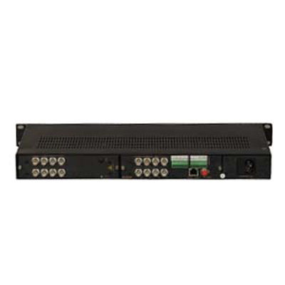 VADSYS VDS21688-E 16 channel video server with 8 channel audio, 3–channel data and Ethernet transmitters and receivers
