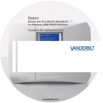 Vanderbilt Entro SW TS SiPass Entro software - Terminal Server edition