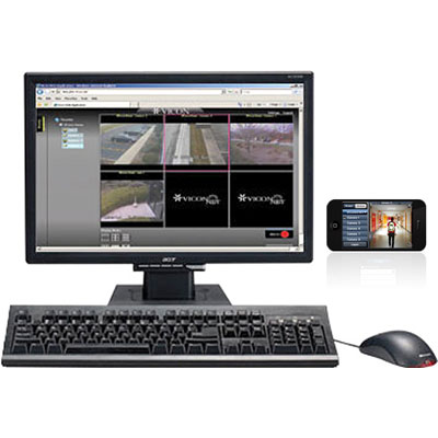 Vicon VN-WEB+MOBILE-SYSTEM-R1 preconfigured rack-mount PC that contains ViconNet Web/Mobile Server software