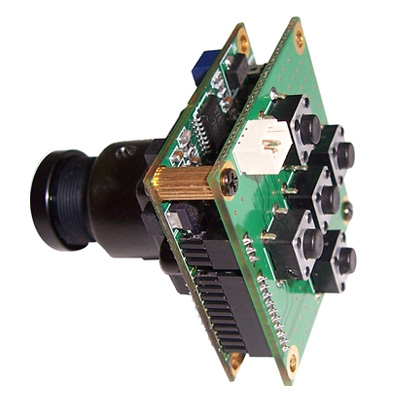 Visionhitech VM32CHN is a high resolution colour board camera with 520 TVL