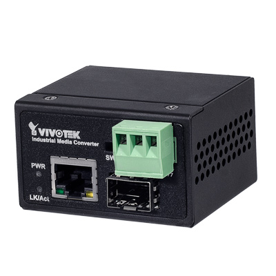 VIVOTEK AW-IHS-0202 industrial FE media converter SFP