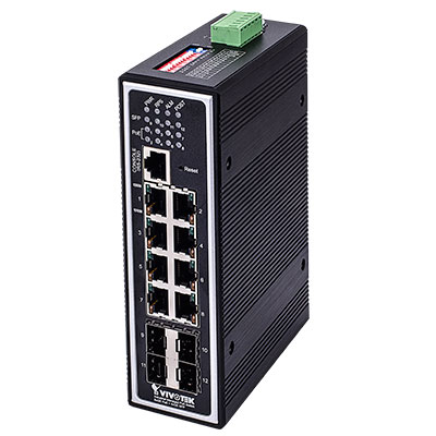 VIVOTEK AW-IHT-1270 industrial managed PoE switch