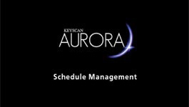 Keyscan Aurora Schedule Management for Setting & Editing Time Zones